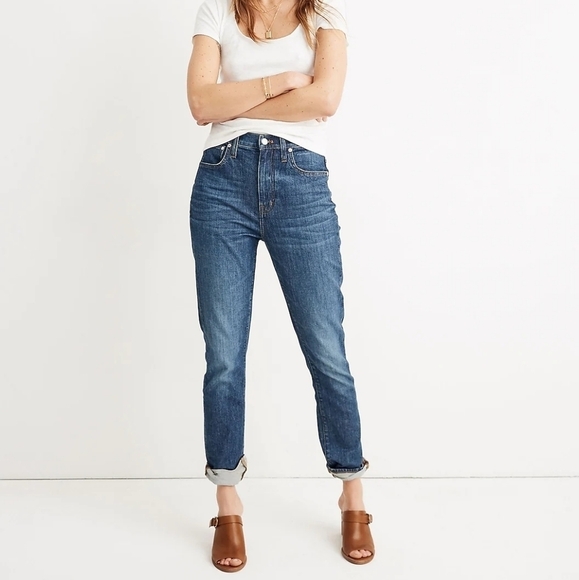 Madewell The High-Rise Slim Eco Edition Boy Jeans 26 - Picture 1 of 8